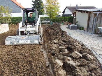 Bodenbearbeitung im Hausgarten
